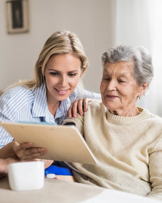Pflegeberatung im Gespräch